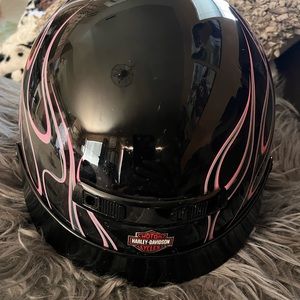 Women motorcycle riding Helmet